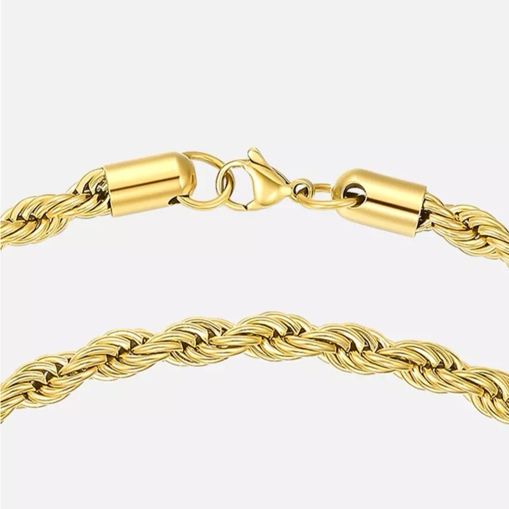 Re-stocked 6mm Rope Chain necklace - Picture 5 of 6